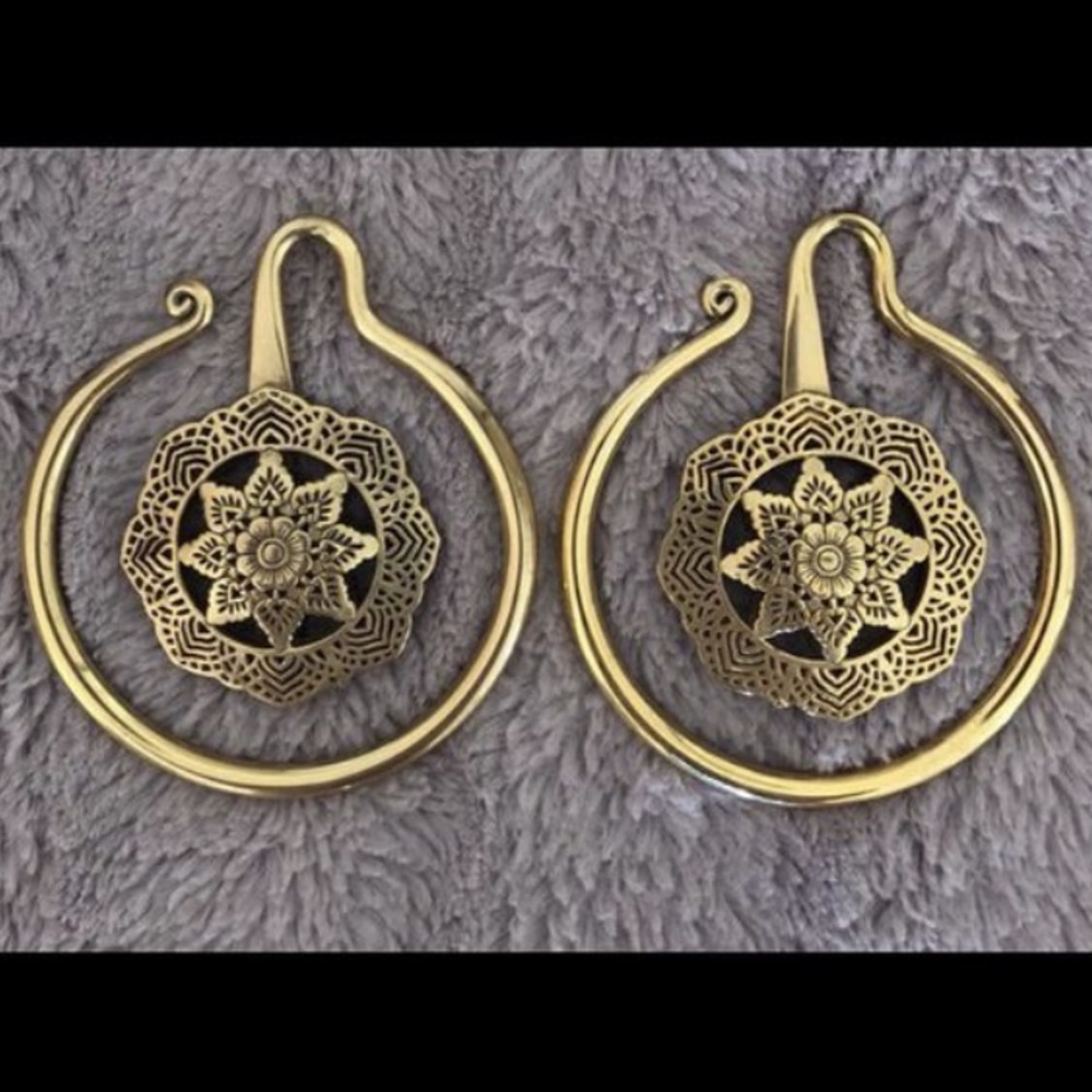 Maya Jewelry Gold Ice Queen Ear Weights